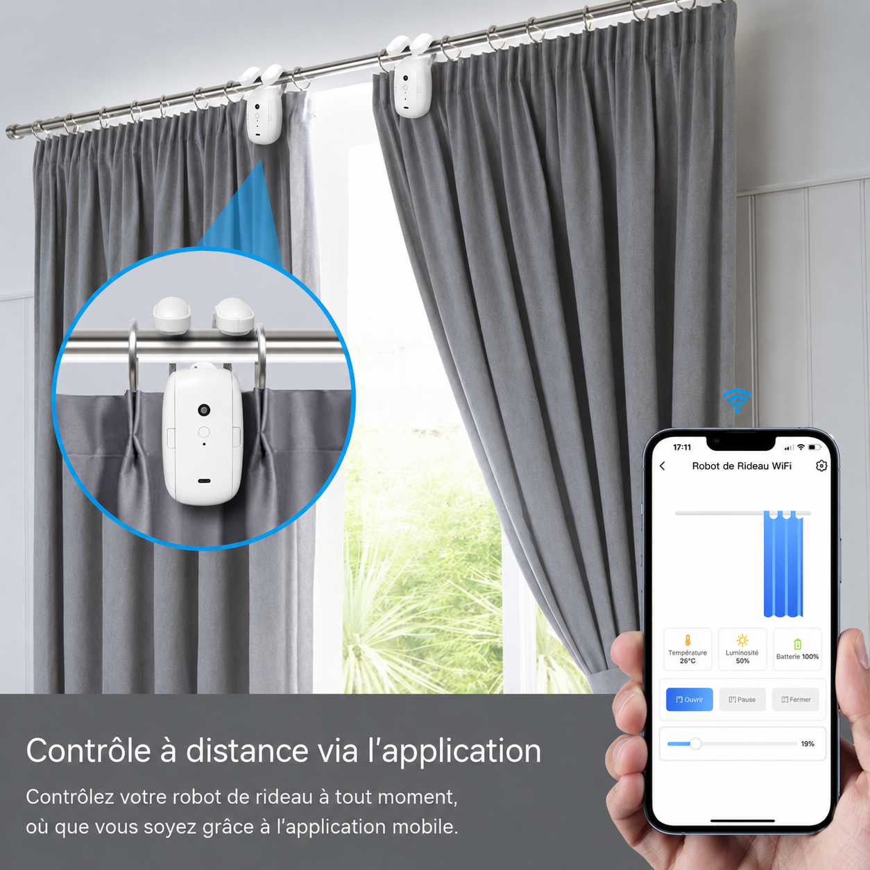 Ouvre-Rideaux Intelligent